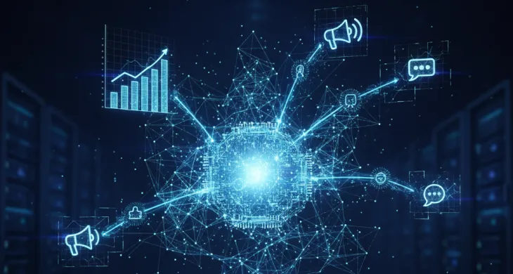 A retro television displaying a friendly robot